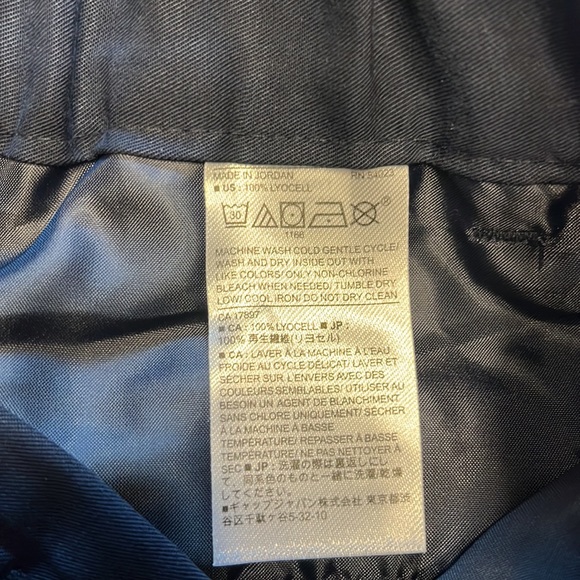 NWT Banana Republic High-Rise AirStretch Pull-On Taper Pants New Preppy Navy 8 - Picture 6 of 8